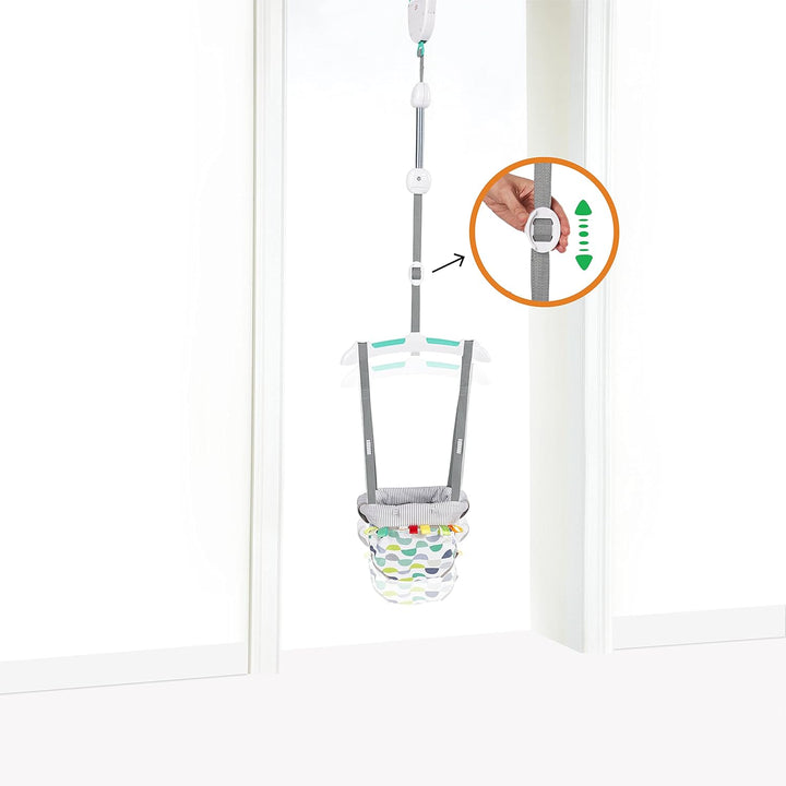 Bright Starts Playful Parade Türhopser, einfach anzubringen, kein Werkzeug erforderlich, auch für un