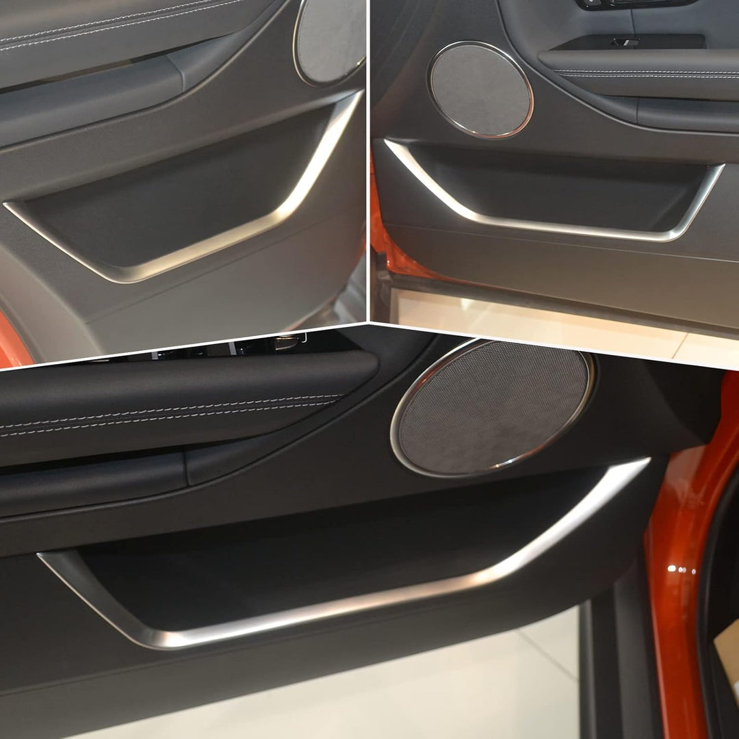 4 Kfz-Zierleisten Autozubehör ABS Mattsilber Chrom Dekoration Autotüren für Range Rover Evoque 2012–