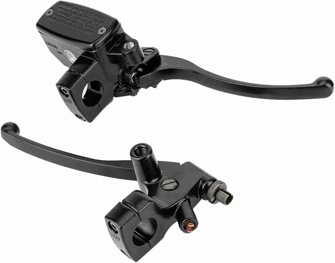 1 Set 1 "25mm Motor Handbremskupplung Hauptbremszylinder Bremspumpe Kupplungsabfälle Kompatibel mit