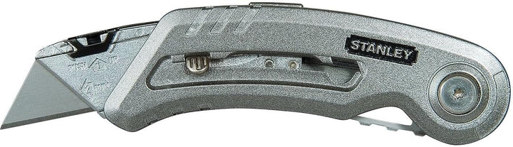 Stanley Quickslide II Sportmesser (gezahnte Sportklinge, mit Sicherheitssystem für sicheres Arbeiten