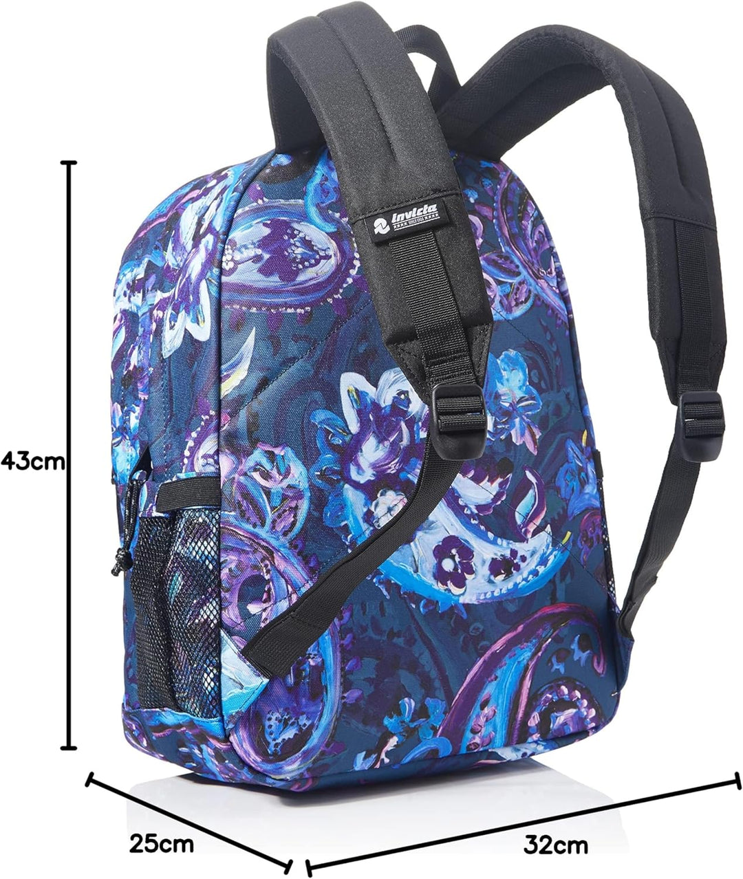 Invicta Rucksack aus nachhaltigem Stoff, Backpack mit Trinkflaschenfach, Laptopfach, Extra Platz - 3