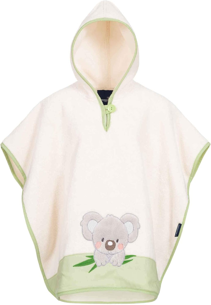 Morgenstern Kinder Badeponcho Koala grün 1-3 Jahre Grün, 1-3 Jahre Grün