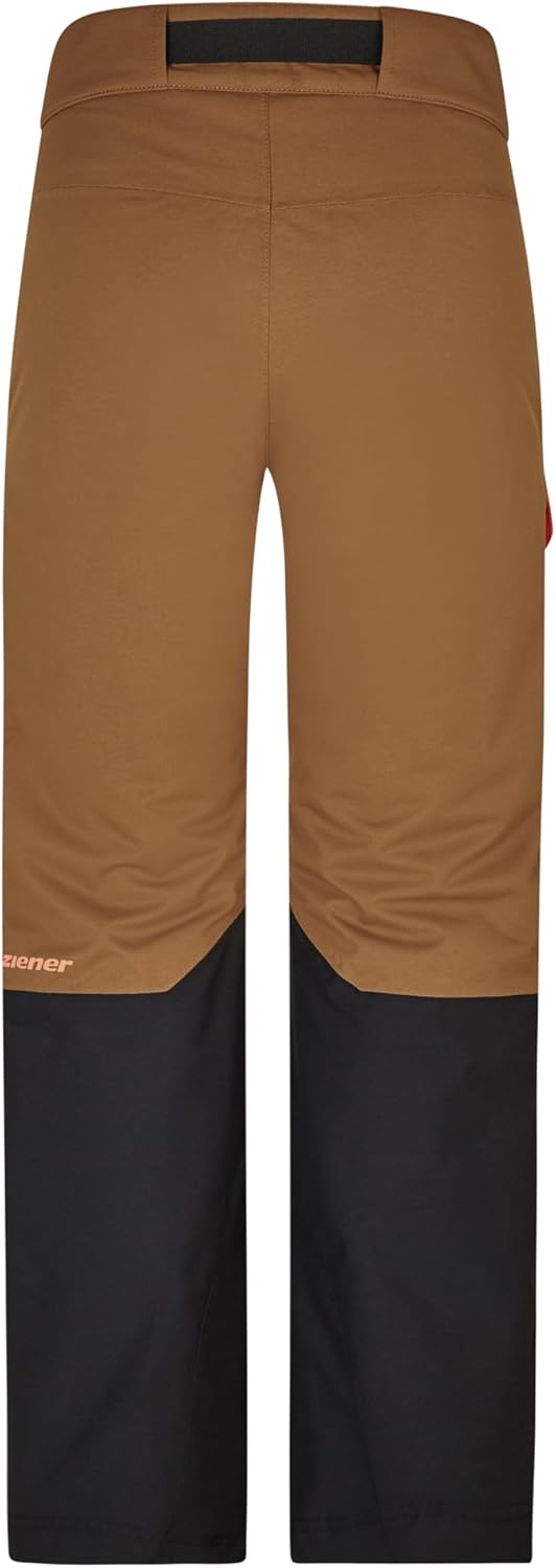 Ziener Jungen Ski-Hose, Schnee-Hose | wasserdicht, warm, PFC frei Akando 140 Wood Tex, 140 Wood Tex