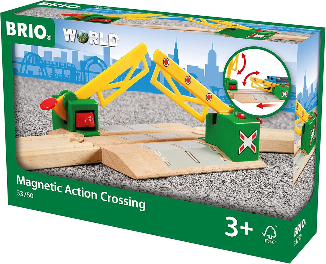 BRIO World 33578 Sprechender Bahnhof Eisenbahn Zubehör mit Aufnahmefunktion – Kleinkinderspielzeug e