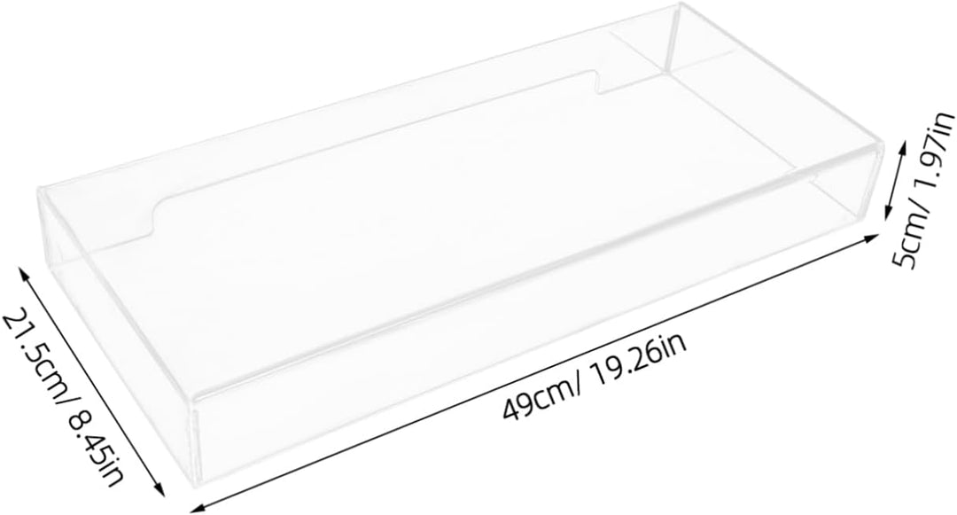 Tastaturabdeckung Transparente Acryl- -Abdeckung, Schutz für Katze, Desktop-, Monitorständer, stauba