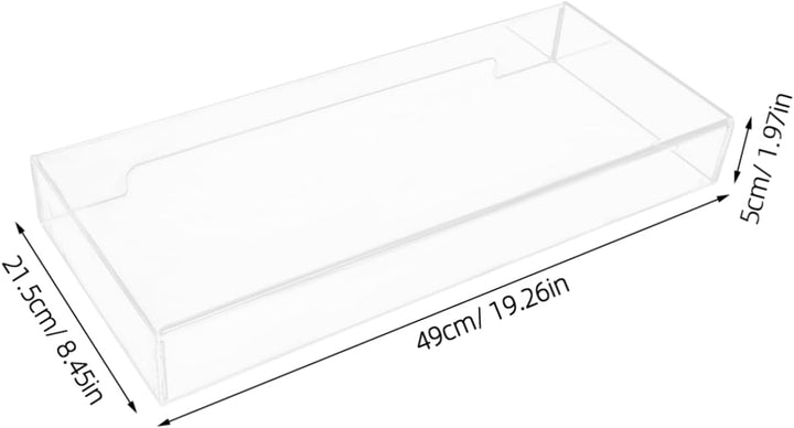 Tastaturabdeckung Transparente Acryl- -Abdeckung, Schutz für Katze, Desktop-, Monitorständer, stauba