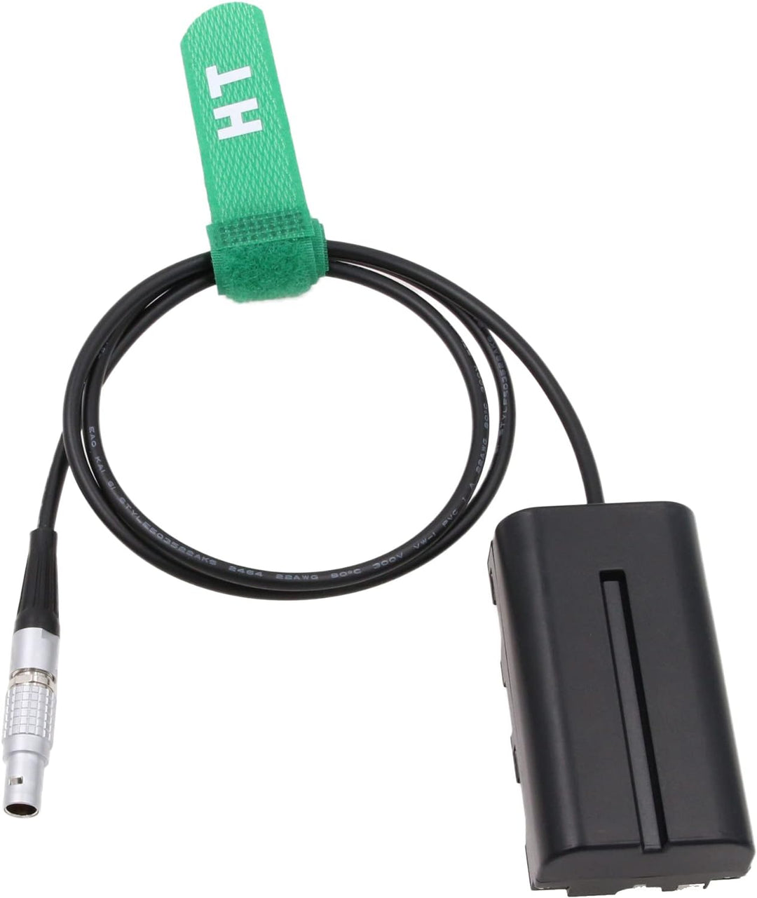 HangTon 0B 2 Pin auf NP-F970 F570 F550 Dummy Akku für Blackmagic Video Assist 12G Atomos Shogun Infe