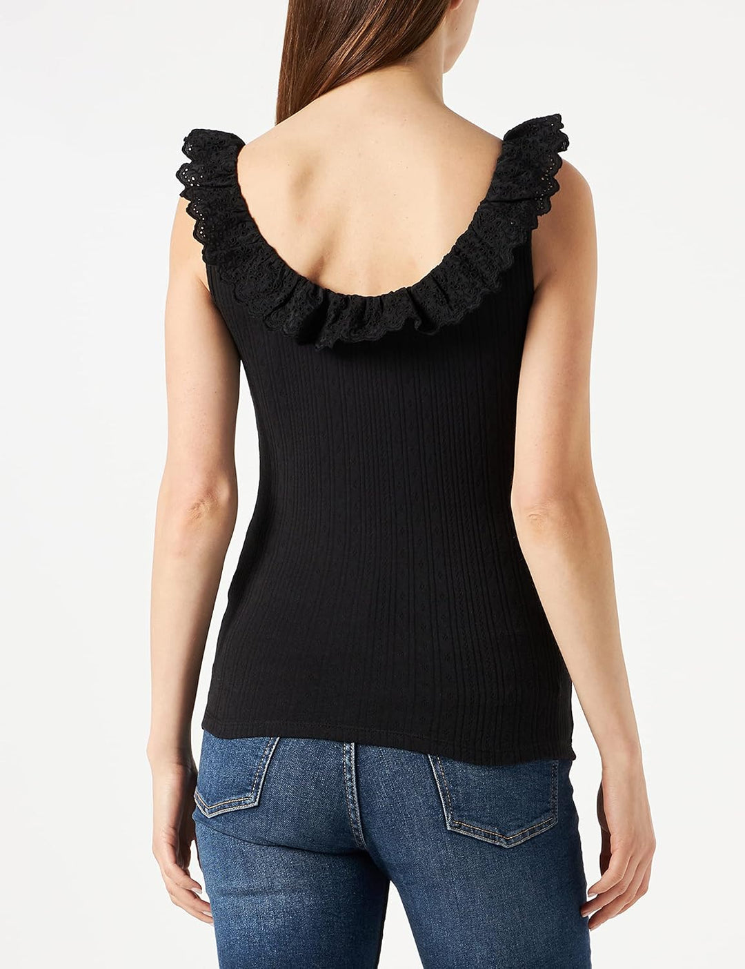 GARCIA DE LA CRUZ Damen Trägershirt/Cami Shirt XS Schwarz, XS Schwarz