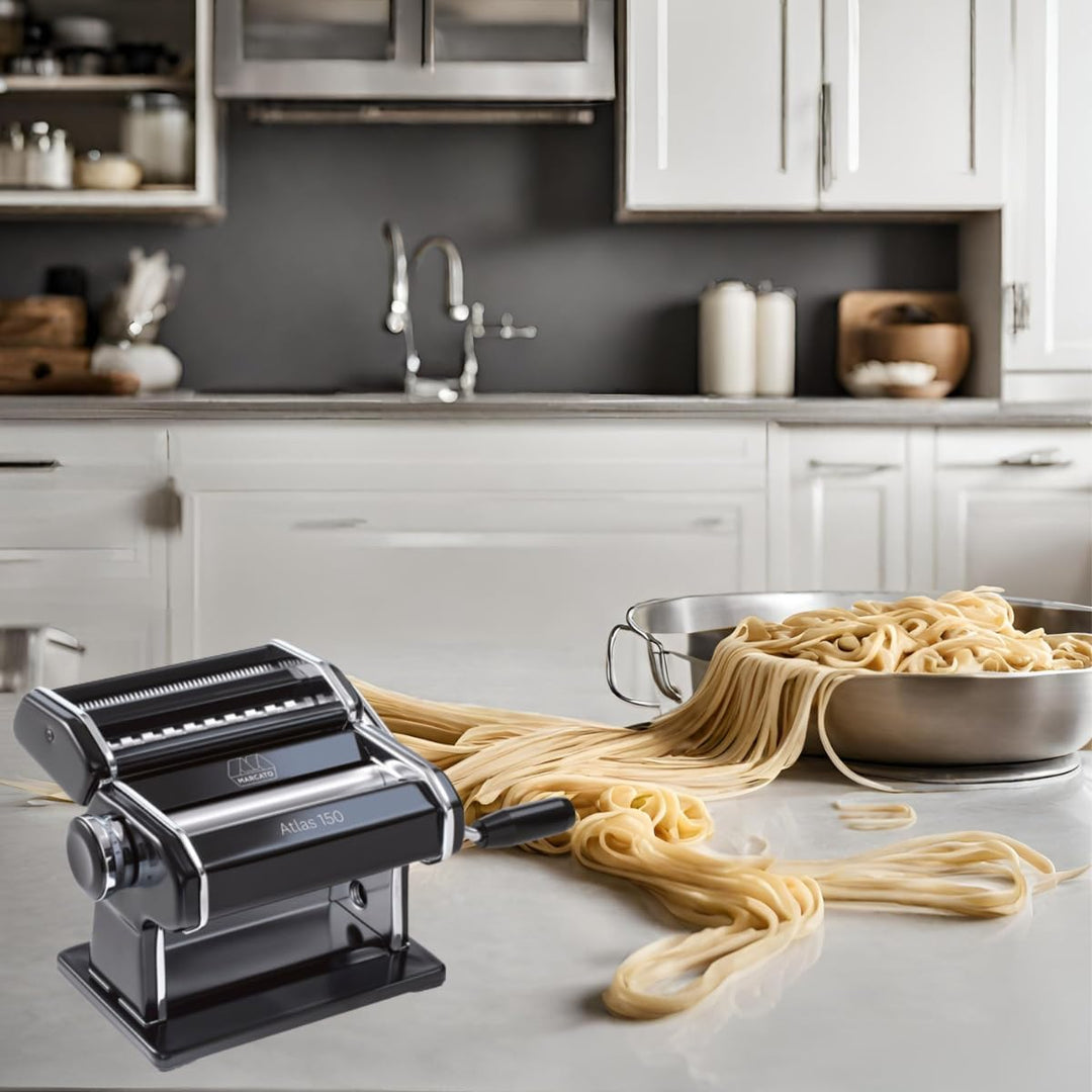 Marcato Nudelmaschine - Atlas 150 schwarz, 20.3 x 14 x 20.3