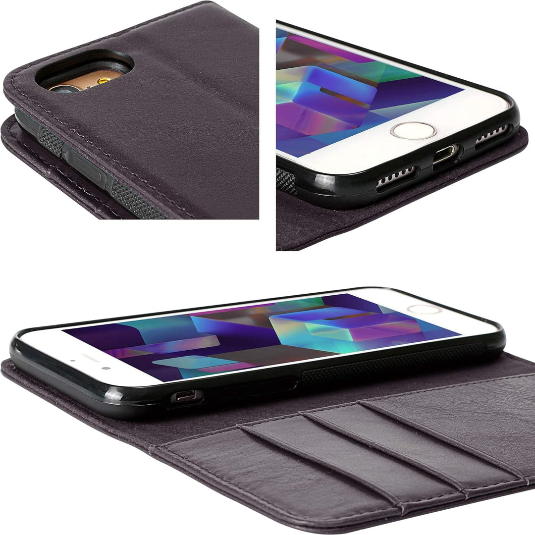 VISOUL iPhone SE 2022/2020 Hülle, iPhone 8/7 Handyhülle,Stossfeste Schutzhülle [Erstklassiges Rindsl