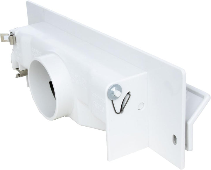 Vaculine Kehrschaufel CanSweep Weiss Steckdose Einlassventil für Zentralstaubsauger, Weiss