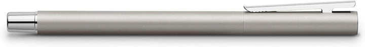 Faber-Castell 342102 - Füller Neo Slim Edelstahl, Federbreite EF, silber matt Federbreite EF silber