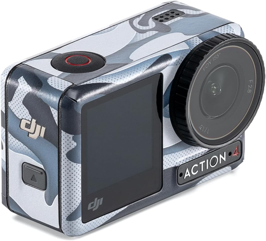 Osmo Action 4 Kamera-Schutzaufkleber (Blaue Tarnfarbe)