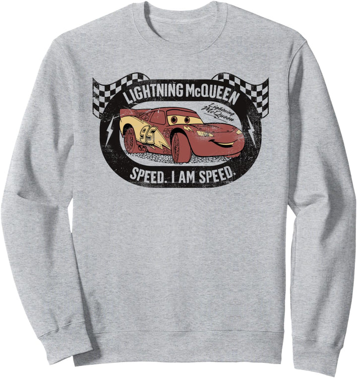 Disney Pixar Cars Lightning McQueen I am Speed Sweatshirt