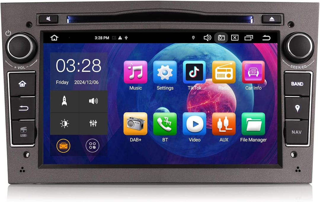 8 Kern 4GB RAM + 64GB ROM Android 12 Autoradio für Opel Vauxhall Astra H Corsa C/D Antara Zafira Mer