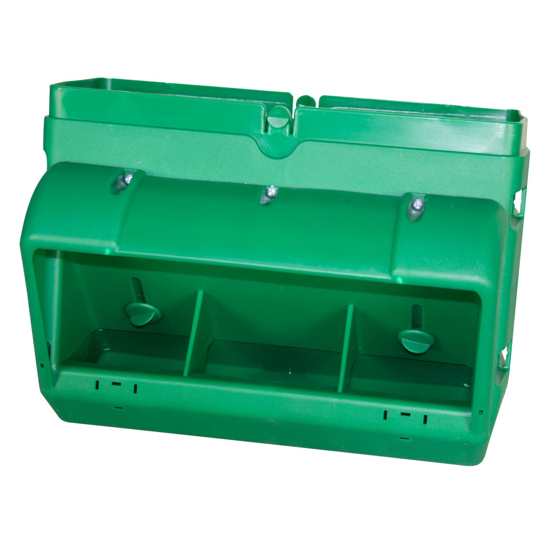 Horizont Futterautomat für Hühner 10kg, Futtertrog bis auf 20kg erweiterbar, automatischer Futterspe