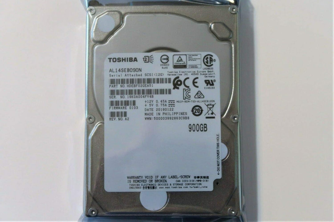 Toshiba AL14SEB090N - Allegro 14 900GB SAS 12GB/S - 900GB Enterprise Performance HDD, SAS-3.0 12.0Gb