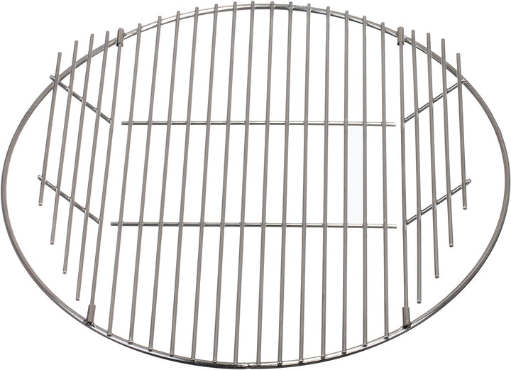 Grillrost Edelstahl Rostauflage klappbar Rostfrei von Brandsseller Rund Ø 54,5 cm für Weber 57 cm ge