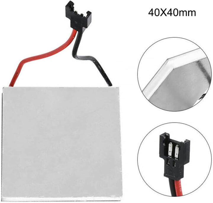 ZYWUOY Ofenventilator-Generator, 2 Stück, wärmebetriebener Kaminventilator-Motor, Ersatzofenventilat
