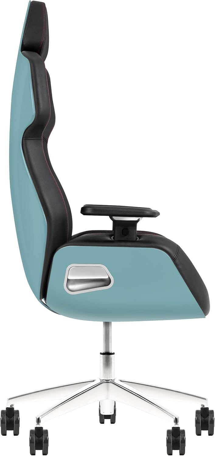 Thermaltake Argent Gaming-Stuhl, Leather, Torquoise, One Size
