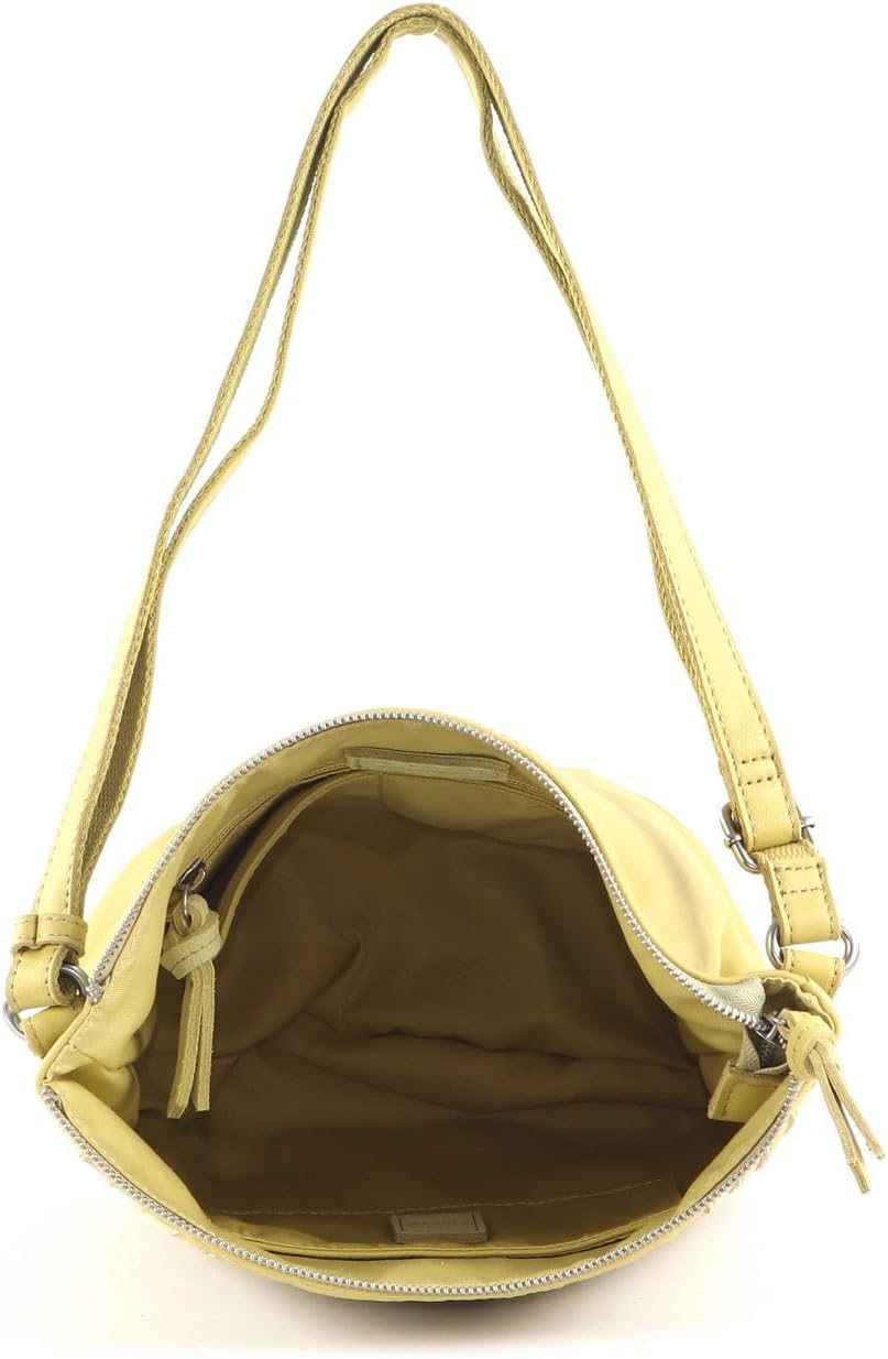 FREDsBRUDER Umhängetasche Ravi Bucket mit Label-Applikationen Einheitsgrösse Zitrone, Einheitsgrösse