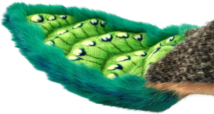 Plüschtier Pfau, 33 cm H/100 cm L