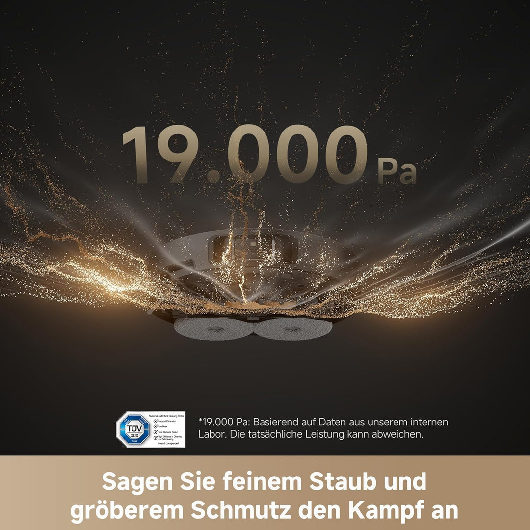 dreame L40s Pro Ultra Saugroboter, selbstreinigende Wischmopps, 19.000 Pa Saugkraft, 100% Detangling
