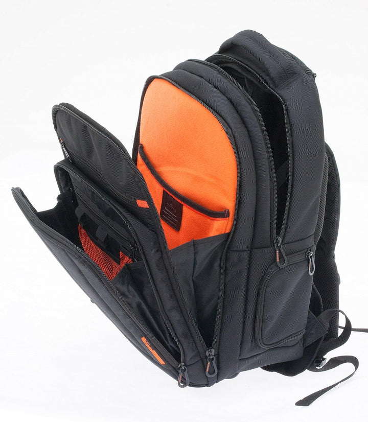 Bowatex Business Trolley Rucksack Akten Laptop Netbook Tablet 48 cm Schwarz