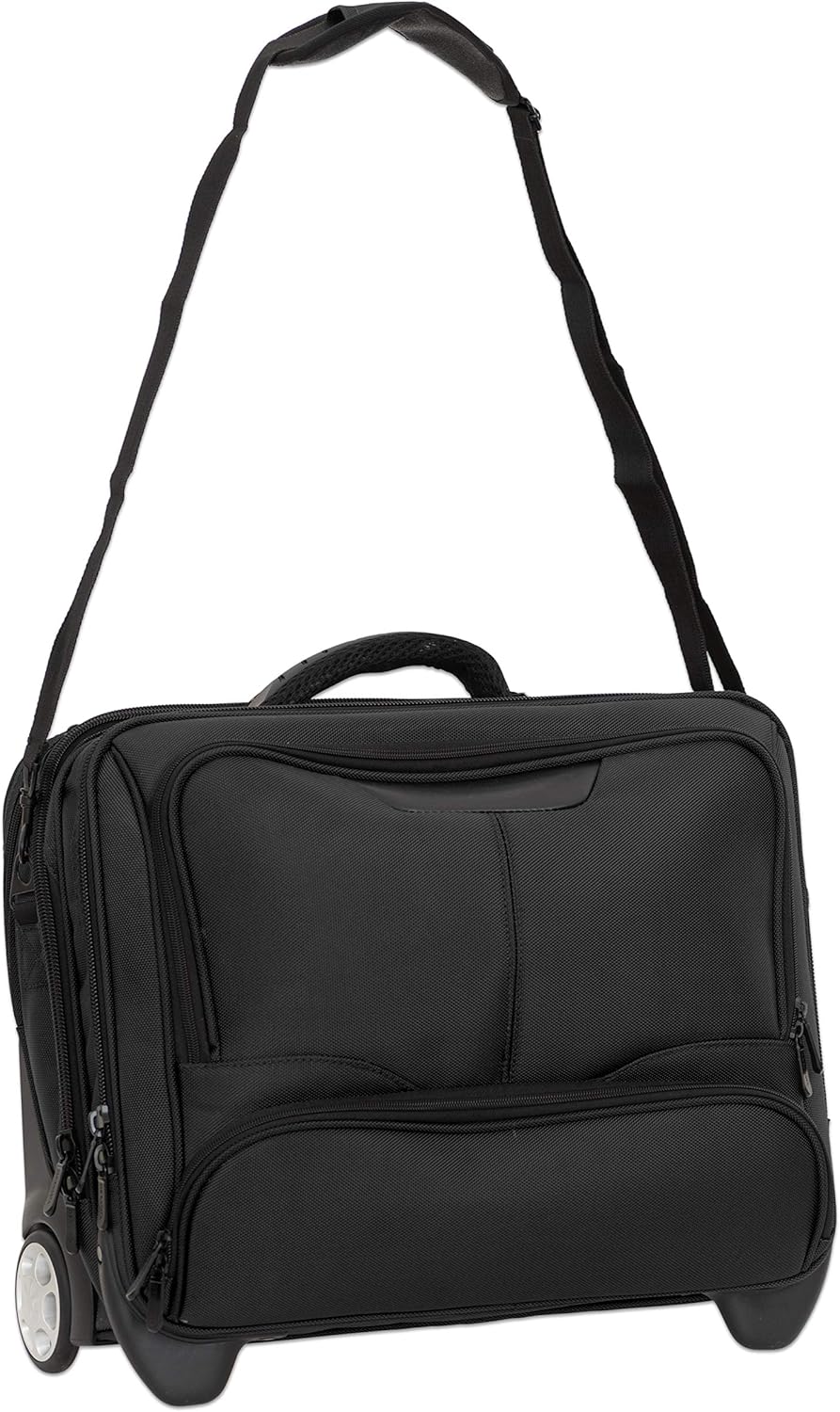 Dermata 2-Rollen-Businesstrolley Nylon 44,5 cm schwarz