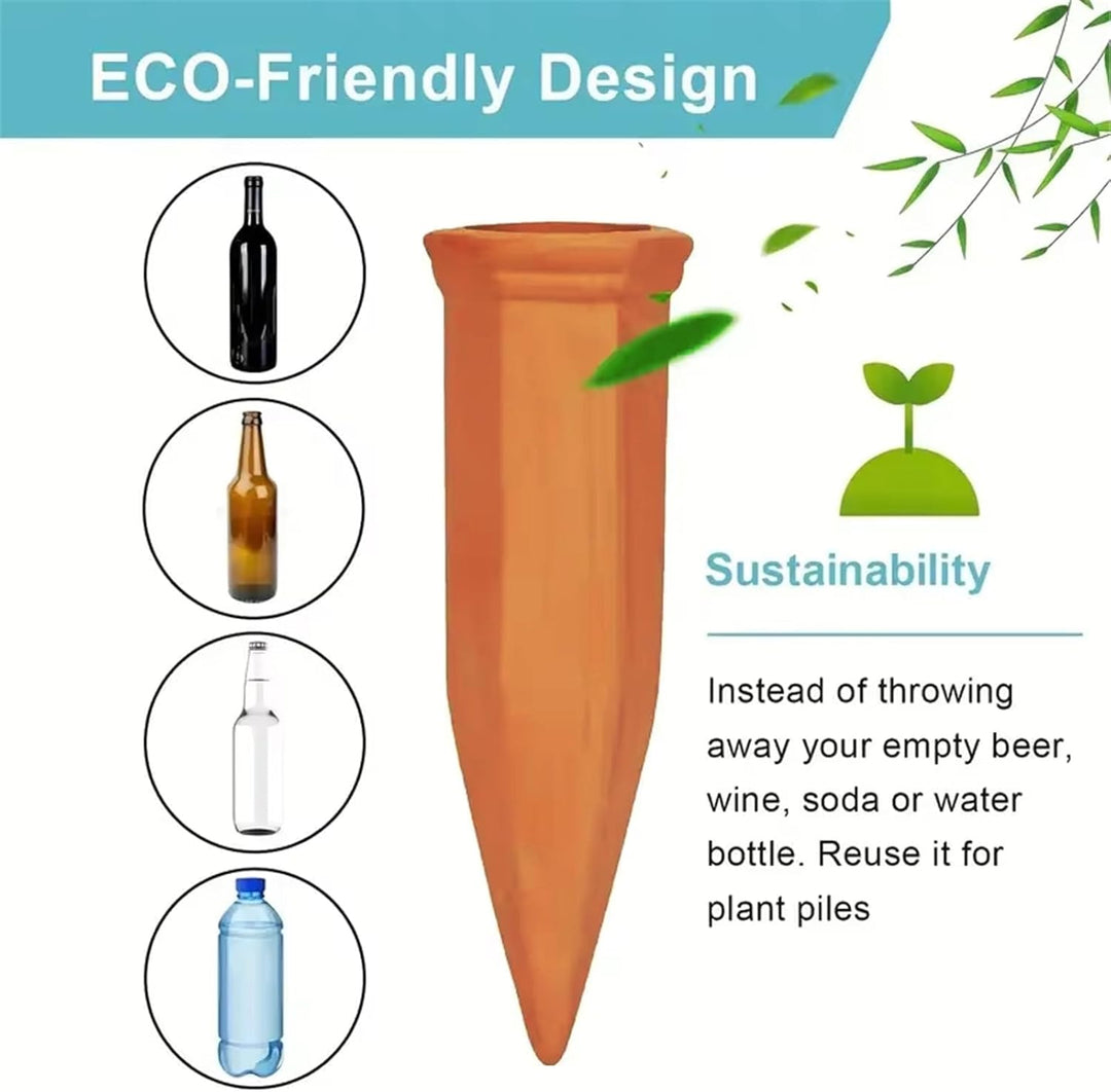 CHSEEO 8 Stück Automatisch Bewässerung Set, Selbstbewässerung Spike, Pflanzen Wasserspender, Automat