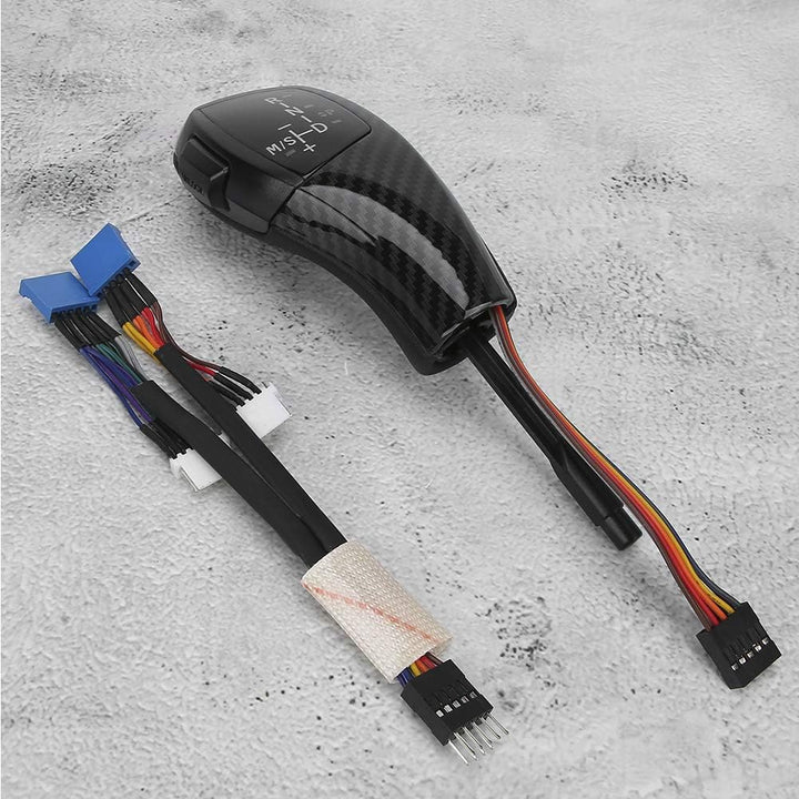 Dioche Schaltknauf, F30 Style Automatic Led Schaltknauf Nachrüstsatz für BMW E90 E92 E84 E89 Carbon