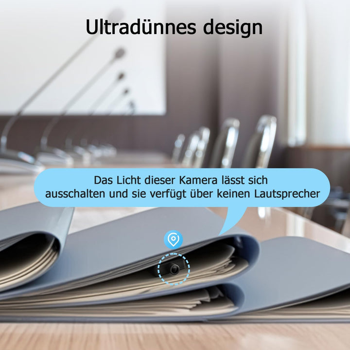 Digimor Mini Kamera Überwachung Innen | Mini Überwachungskamera 8-10hr Akkulaufzeit, 4K HD Mini Kame