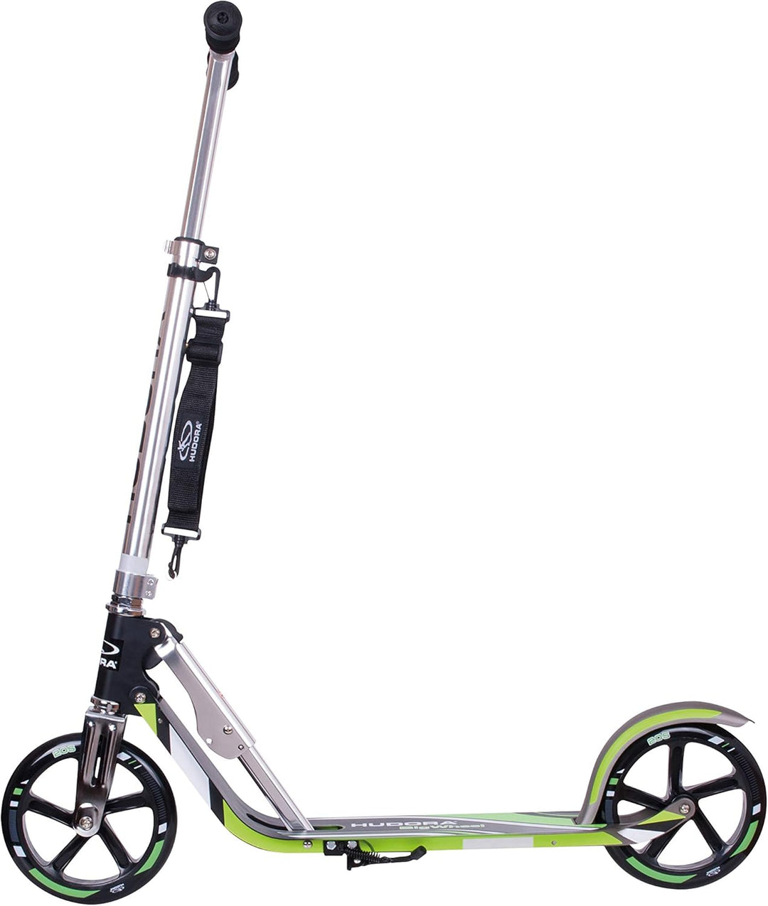 HUDORA BigWheel Style 230 Scooter - Stabiler Aluminium-Roller mit grosser Trittfläche - Höhenverstel