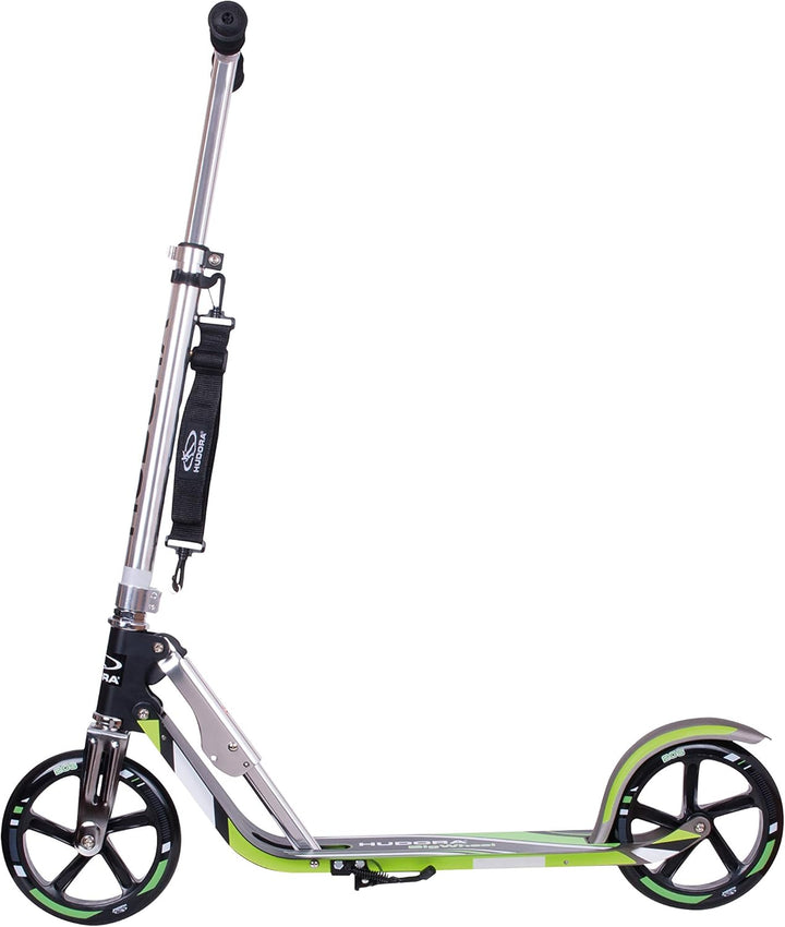 HUDORA BigWheel Style 230 Scooter - Stabiler Aluminium-Roller mit grosser Trittfläche - Höhenverstel