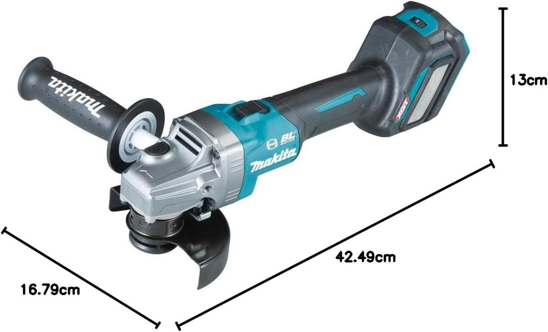 Makita GA022GZ 40 V Max Li-Ion XGT 115 mm bürstenloser Winkelschleifer – Batterien und Ladegerät nic