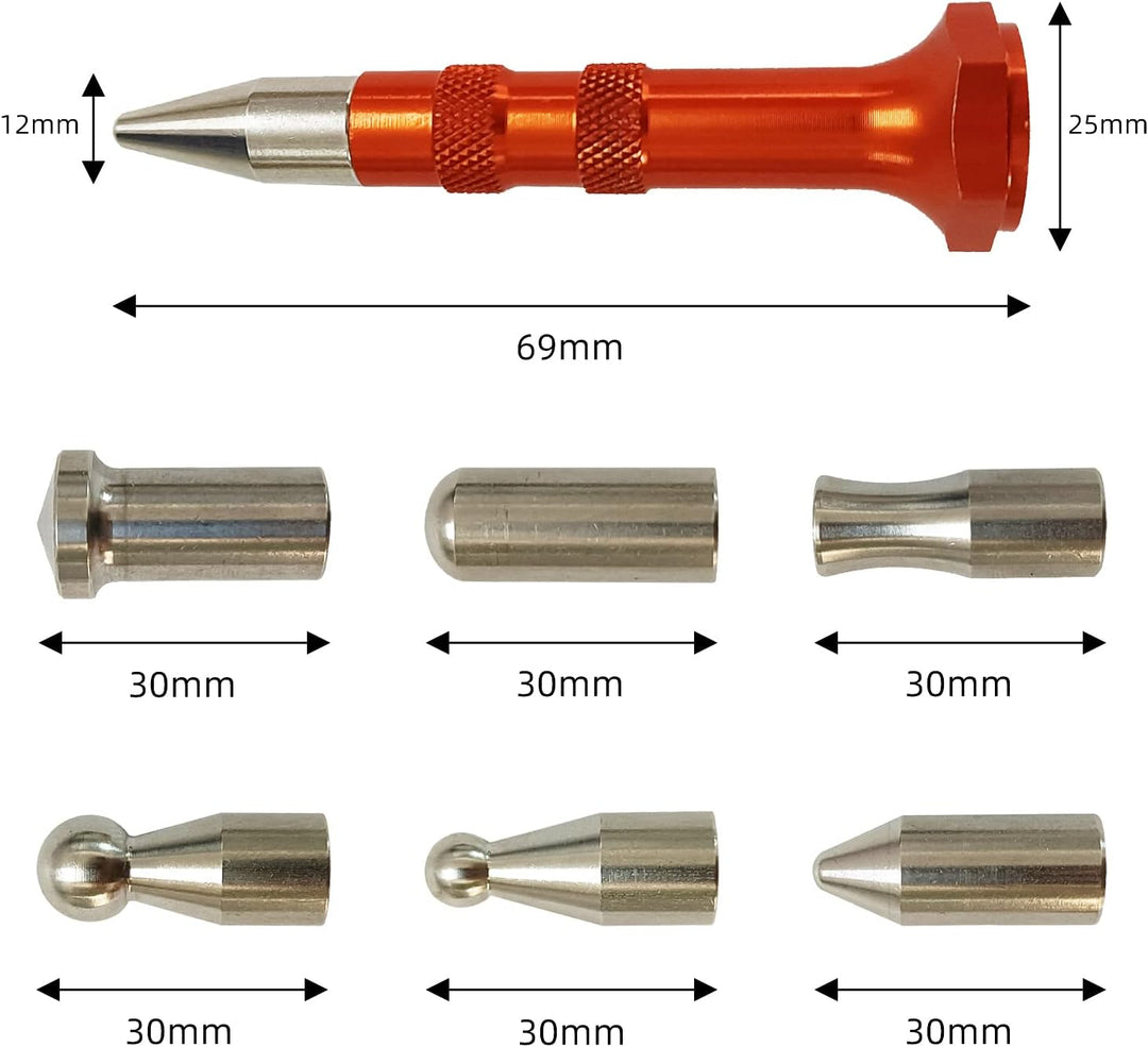 CYGOODS 12 Teile/Satz Auto Auto Auto Dent Removal Fender Repair Damage Puller Lifter Arch Brecheisen