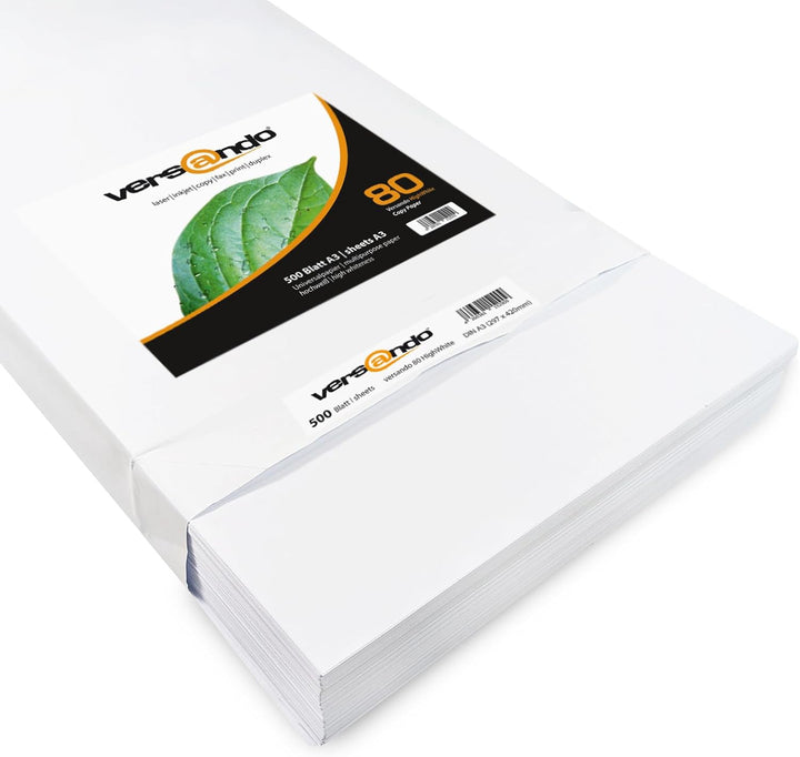 2.500 Blatt Papier DIN A3 HighWhite 80 Druckerpapier Universalpapier Kopierpapier hochweiss (297 x 4