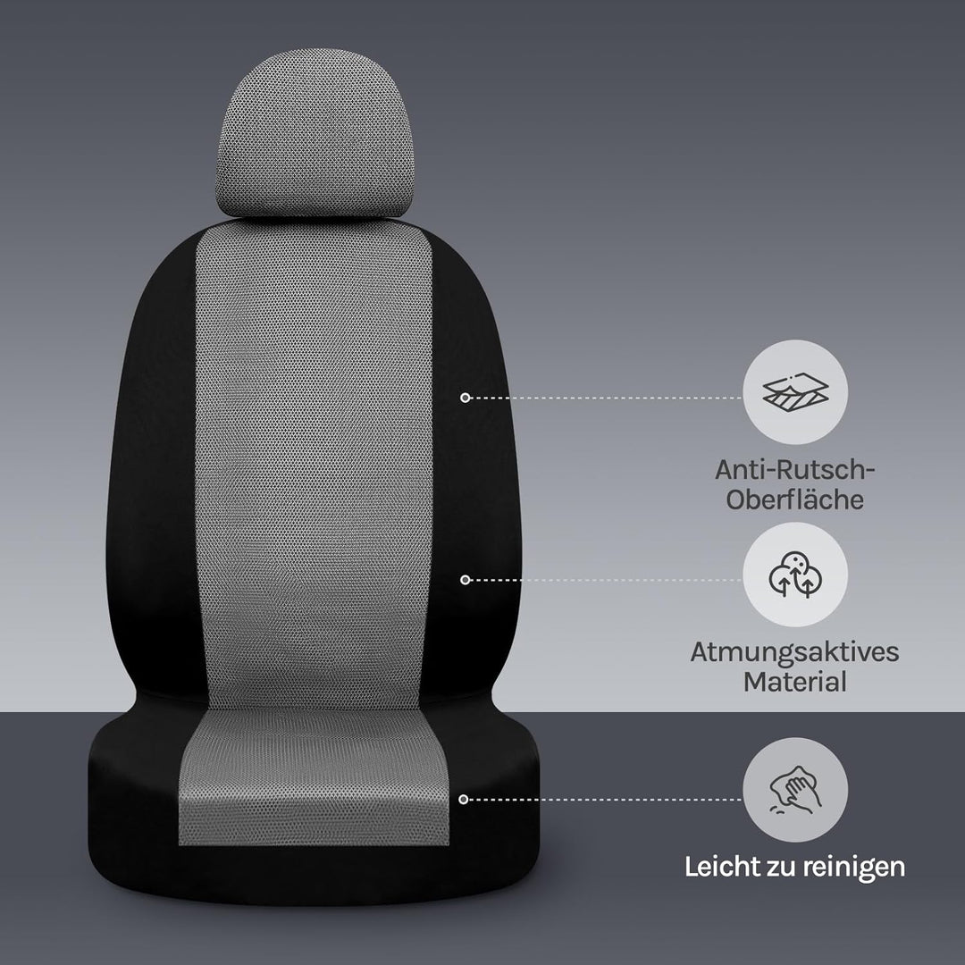 WOLTU AS7333 Auto Sitzbezüge universal Grösse, 1+2 Sitzbezug Schonbezüge aus Polyester aus Polyester