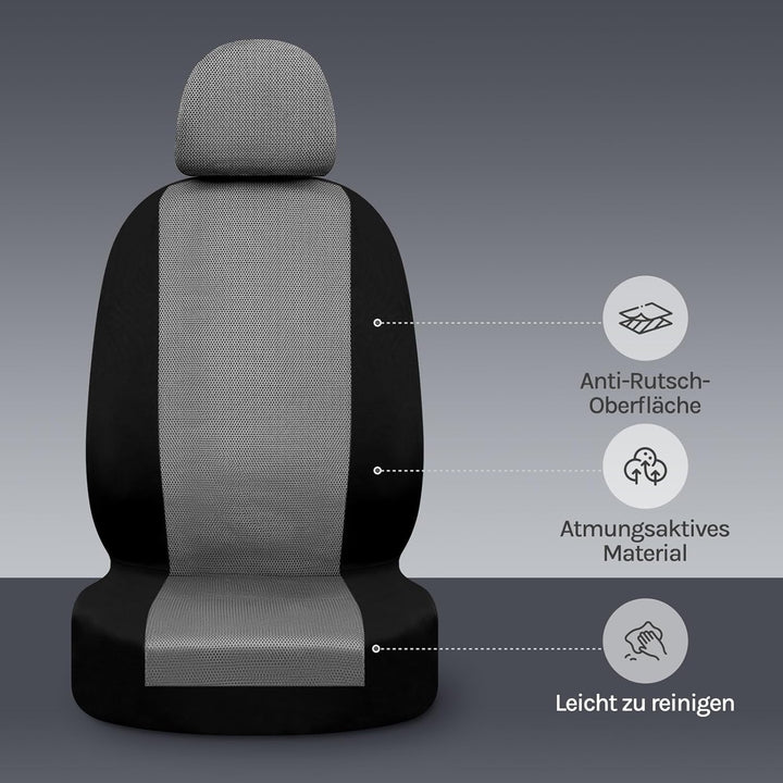 WOLTU AS7333 Auto Sitzbezüge universal Grösse, 1+2 Sitzbezug Schonbezüge aus Polyester aus Polyester