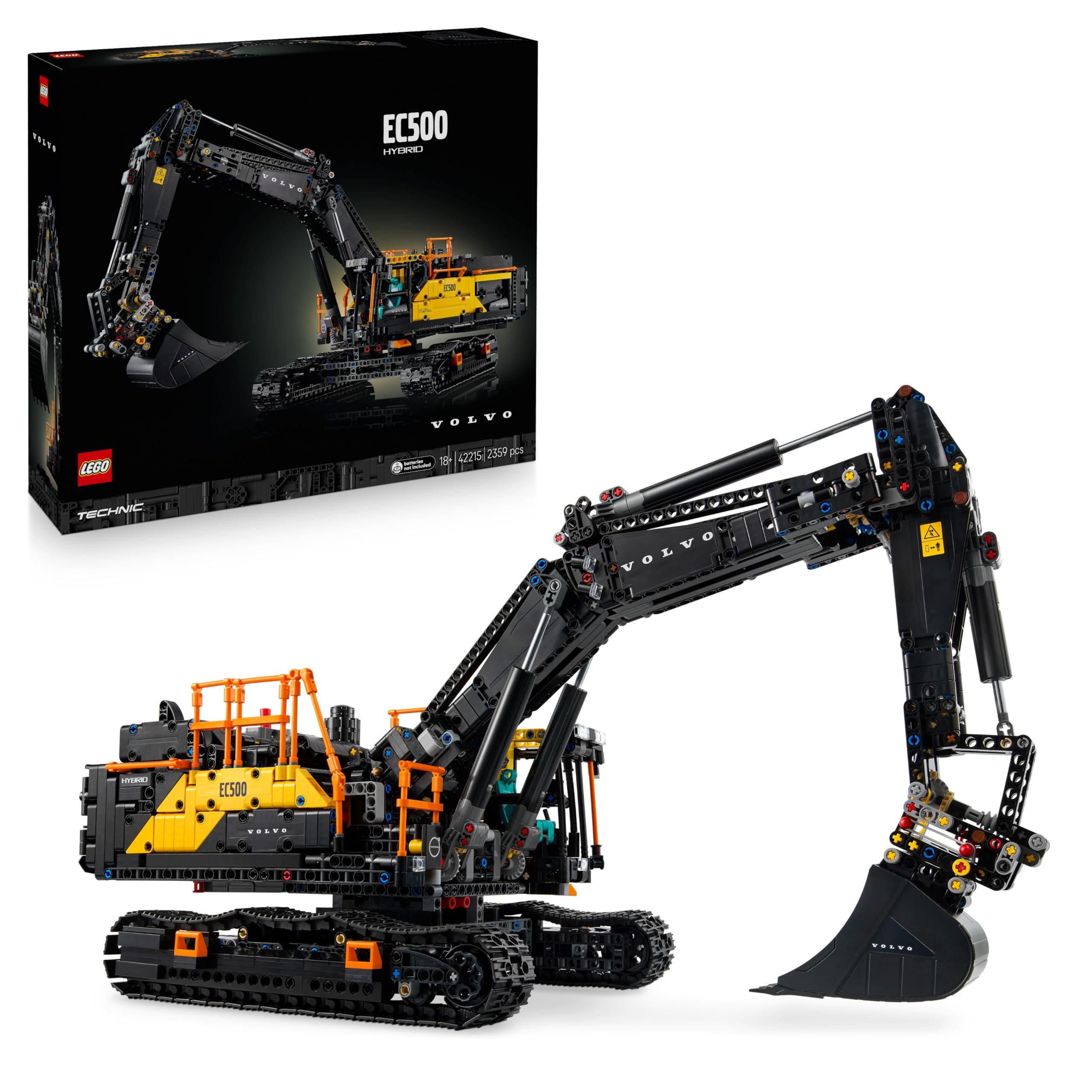 LEGO Technic Volvo EC500 Hybrid-Bagger - Spielzeug Automodell mit Moto