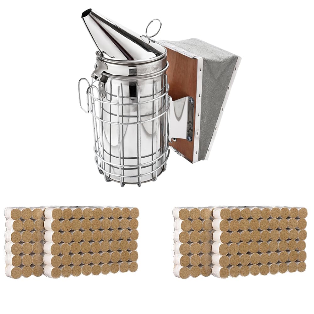 Bienenzucht-Werkzeug-Set für Anfänger, Imker, Aikultur-Set – Bienenstock, Räucher-Set, Bienenzucht-A