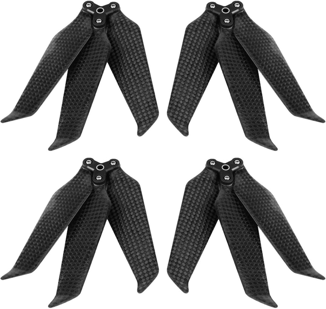 EVTSCAN Carbonfaserpropeller, Carbonfaser-Schnellspanner 8743 3-Blatt-Propeller mit Geräuschreduzier