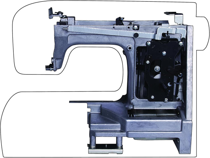 Singer Tradition 2250, Edelstahl, Weiss, 43 x 22 x 35,2 cm 6 Kg