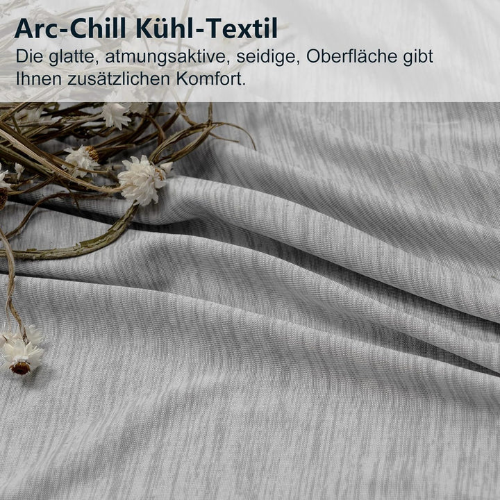 WOLTU Sommerdecke Selbstkühlende Decke Mikrofaser Arc-Chill, Kühldecke mit Q-Max>0.45, Kühl und Haut