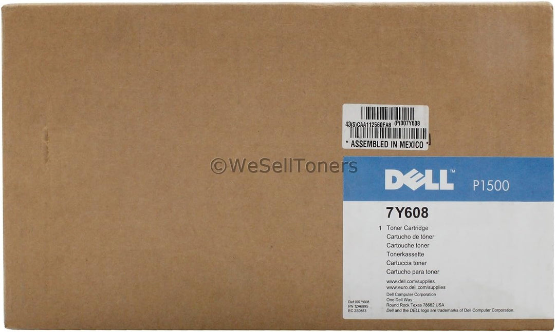 Dell 7Y608 Standard Capacity Toner Cartridge für P1500 Laser Printer, Use and Return, 3000 Seiten, s