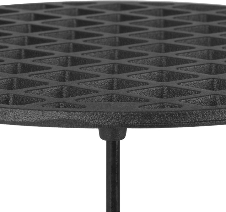 BBQ-Toro Gusseisen Grillrost Ø 40 cm mit 3 Beinen | rund | Dutch Oven Untersetzer, Grill Zubehör | D