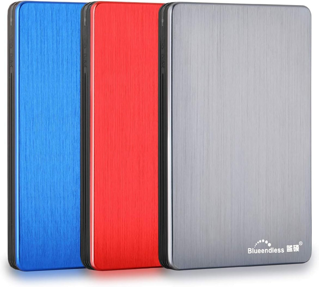 Blueendless Tragbare Externe Festplatte USB 3.0 6,3 cm (2,5 Zoll) für PC, Laptop, Computer (500GB, g