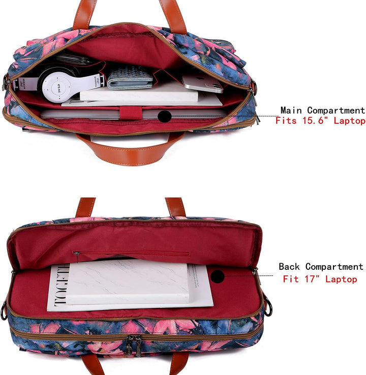 Baosha Frauen Laptoptasche 17 Zoll Aktentasche Damen Schultertaschen Arbeitstasche Businesstasche Mu