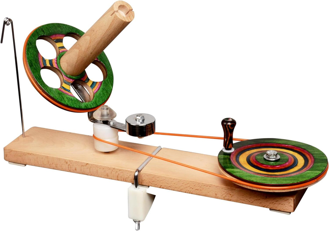 KnitPro K35002 Winding & Dispensing Accessoires Signature Ball Winder, holz, Mehrfarbig, 30 x 35 x 3