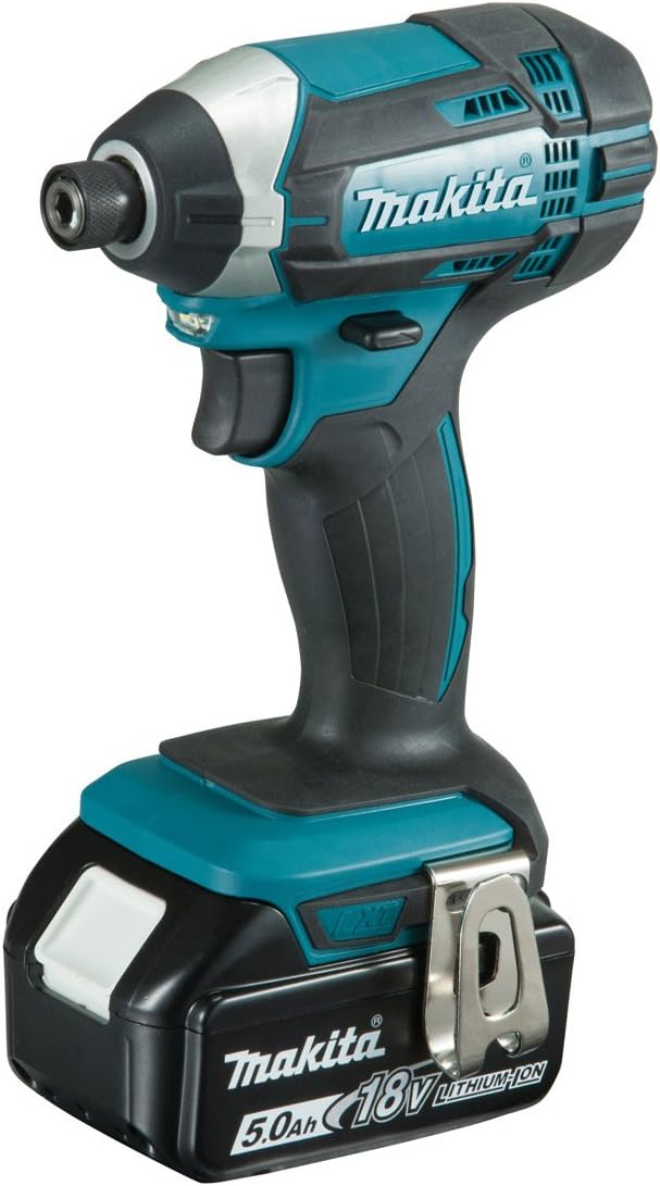 Makita Akku-Schlagschrauber 18 V / 5 Ah mit 2 Akkus und Ladegerät im Makpac, DTD152RTJ mit 2x Akku 5